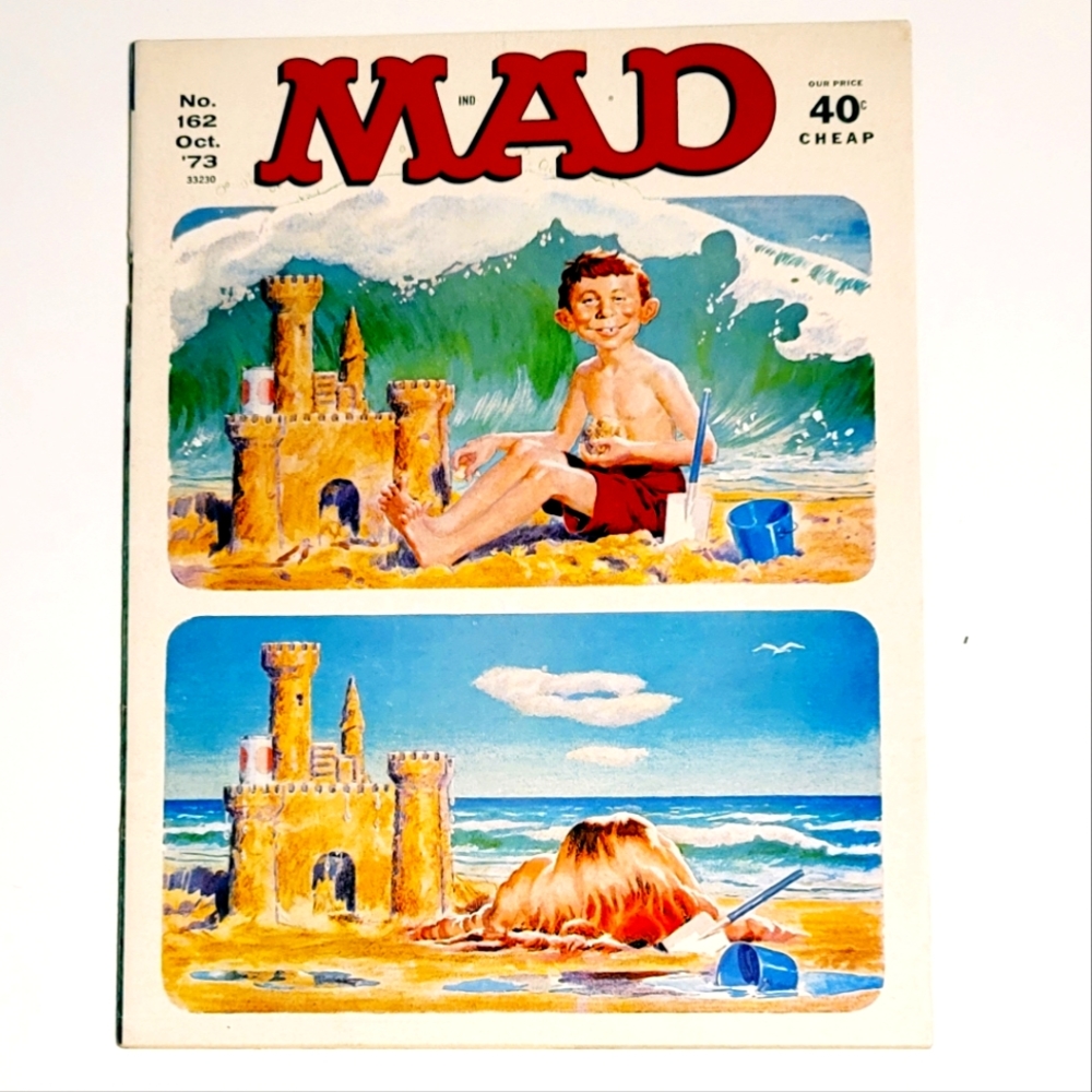 Mad Magazine No 162 Oct 1973 Vintage from the 70s Nixon